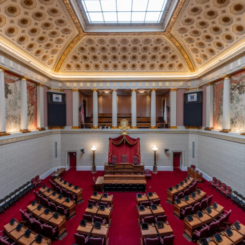 Rhode Island State House, House and Senate Chambers <h5> Providence, RI