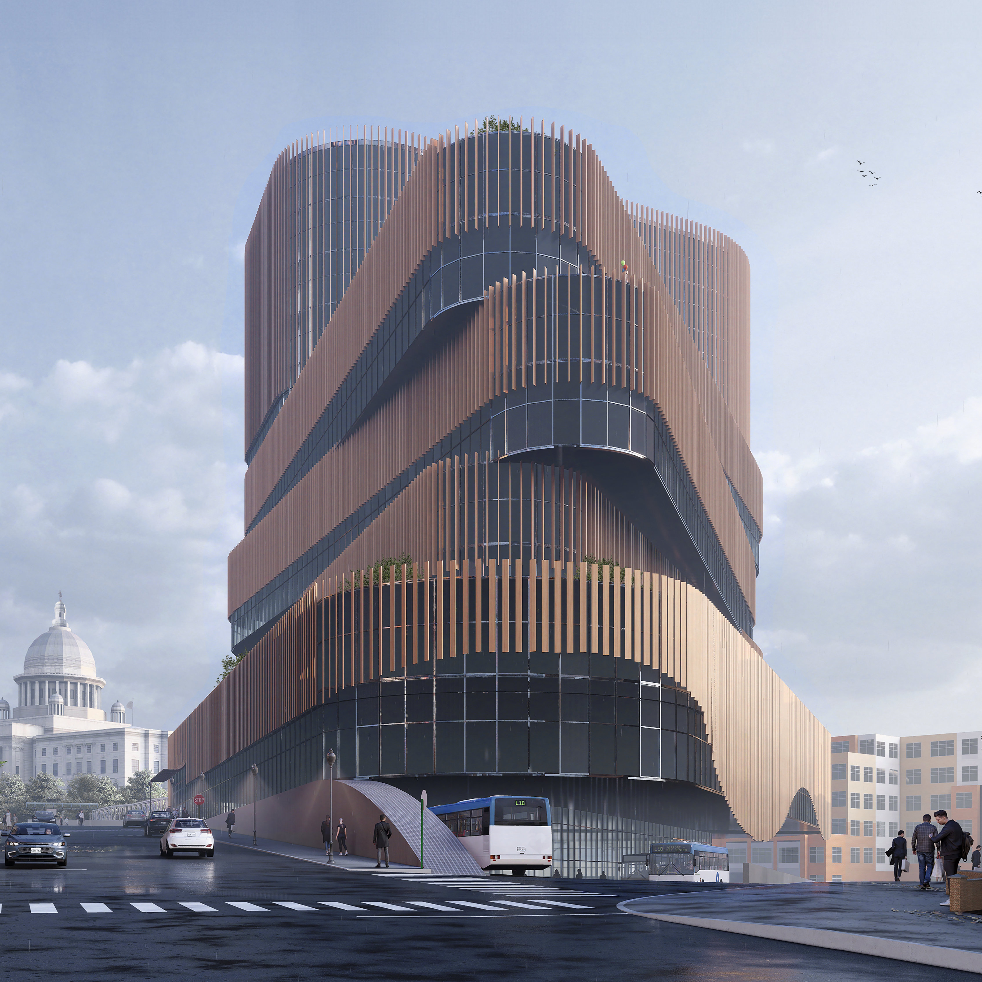 Capital Center – New Bus Hub <h5> Providence, RI